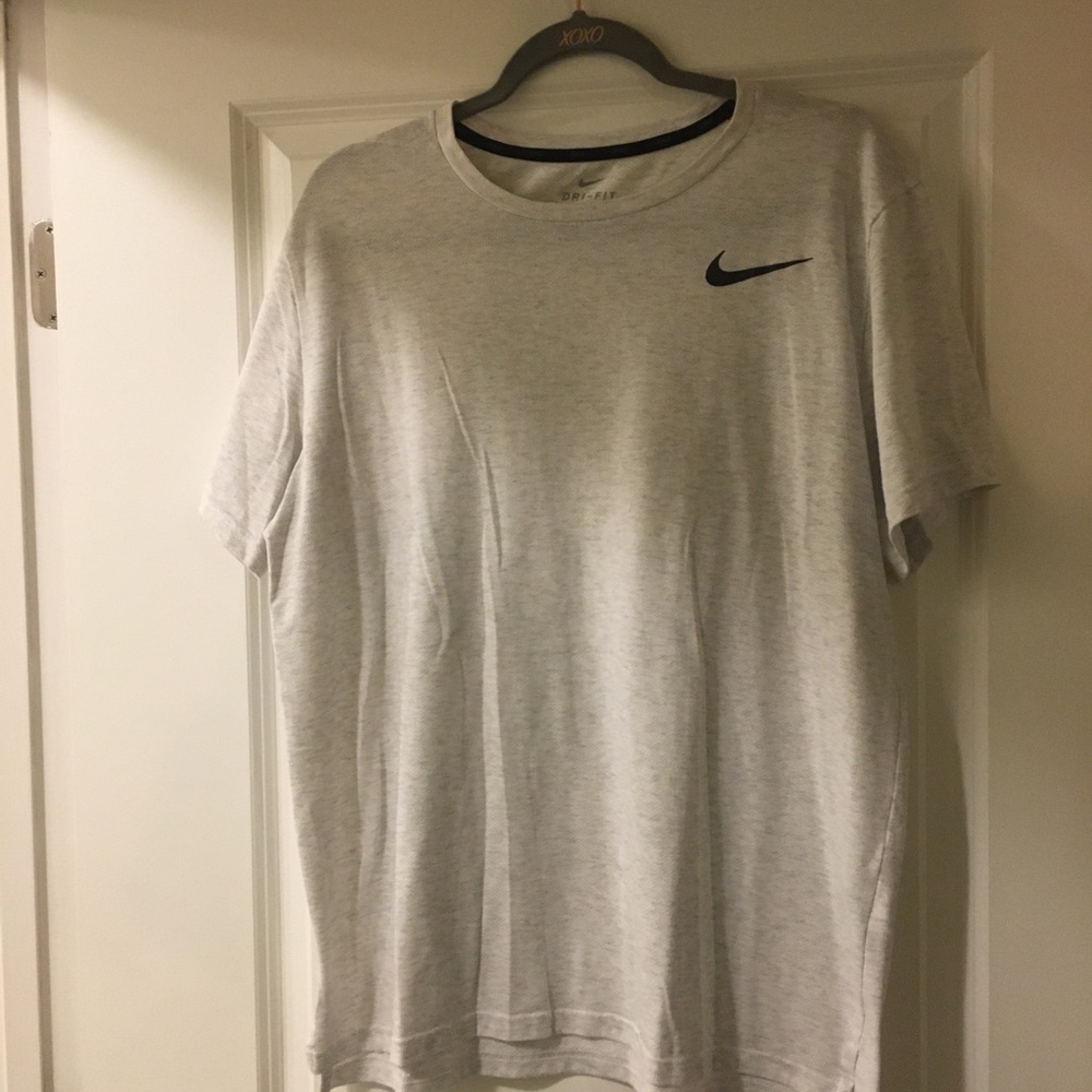 Nike Gray/White Men's T-Shirt